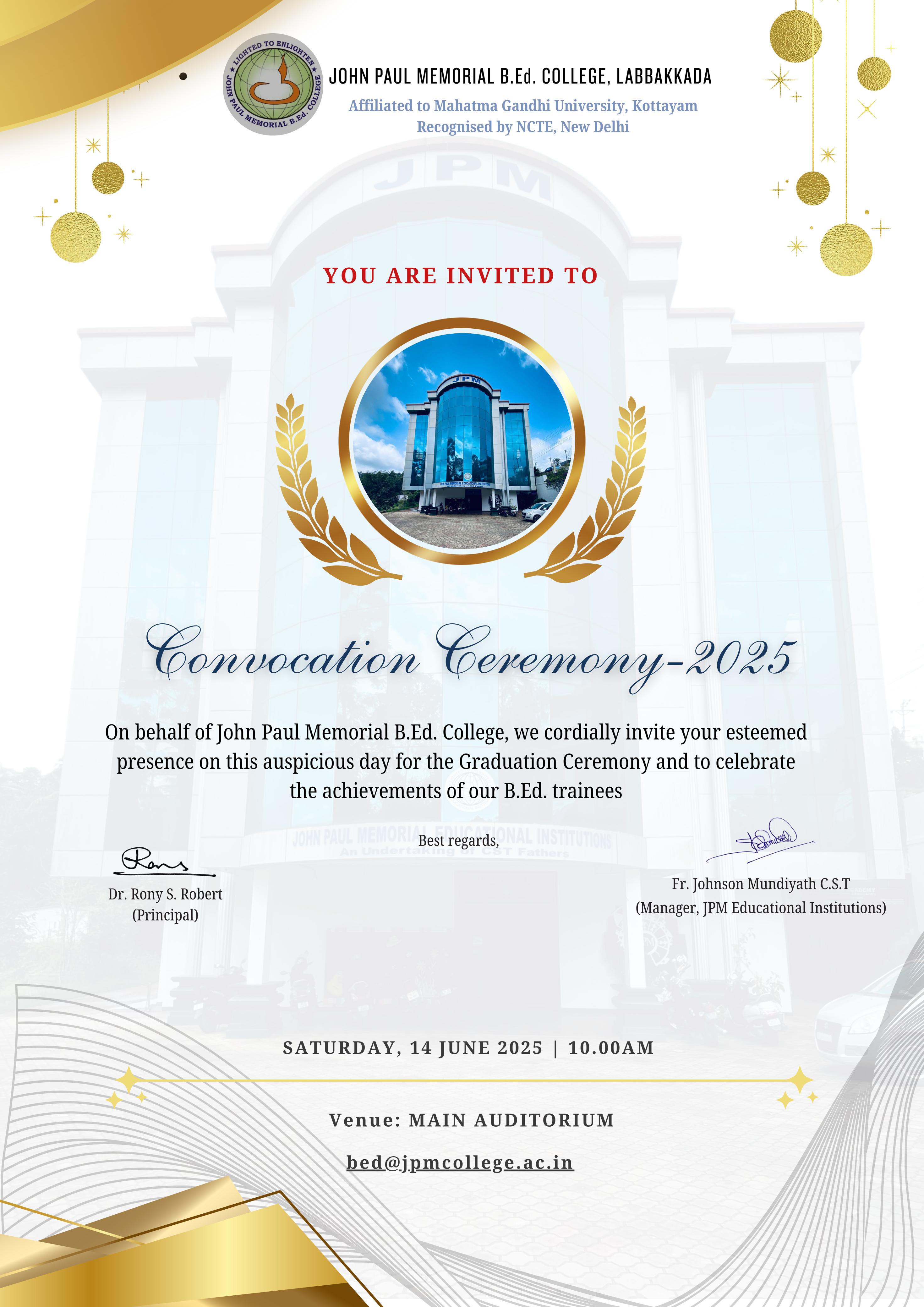 Convocation Ceremony 2025